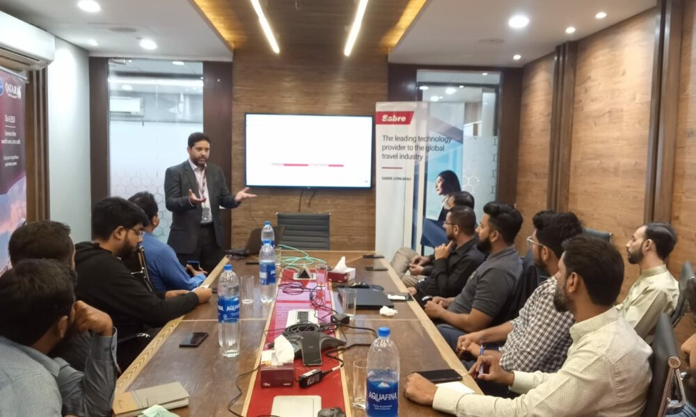 Sabre Pakistan and Qatar Airways recently conducted a training and enhancement workshop for agents in Sabre KHI office.